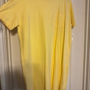 Yellow Gradient Women’s T-Shirt Dress